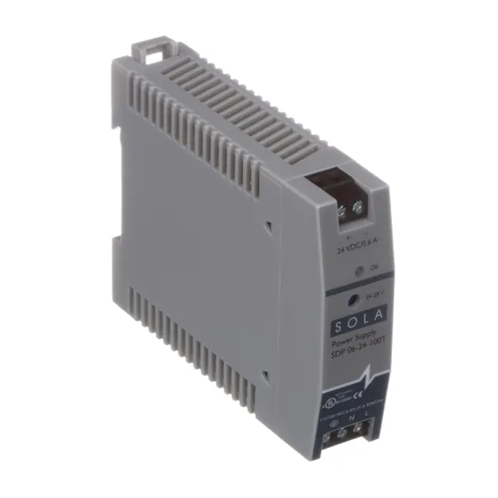 SDP0624100T SOLAHD SDP LOW POWER DIN POWER SUPPLY, 15W, 24V OUTPUT, 115-230V AC/DC INPUT (SDP 06-24-100T)